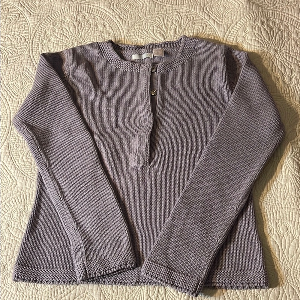 Ralph Lauren Lavender Knit Cardigan